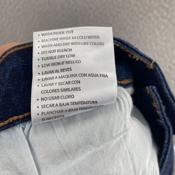 KanCan Jeans Womens 7 27 Blue Mid Rise Leopard Skinny Distressed Stretch Denim - Picture 7 of 12